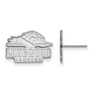 Sterling Silver Longwood University Small Post Earrings